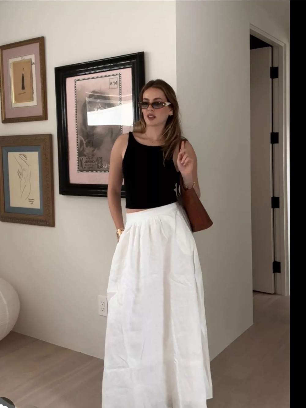 DISSH 2 for 1 Gemima Maxi Skirts (Black & White)
